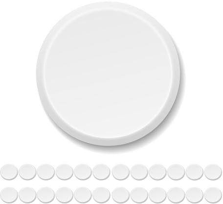 XILMARK Lot de 24 couvercles pot yaourt réutilisables compatible avec la plupart des pots de marque Compatible la laitière et les verres pour yaourtière Ø 56 mm