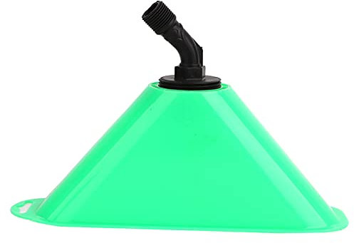 Uadme Garden Sprinkler Heads, Fan-Shaped Agriculture Hose Pressure Nozzle Shield Garden Sprinkler Parts Nozzle Wind Resistant Hood Shade for Patio Lawn Care Power Sprayer Accessories