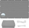 Sonnensegel Sonnenschutz 1.5 x 3.6 m 185g/m² HDPE und 95% UV-Schutz Sonnensegel für Gartenpavillon mit ÖSen und Seil für Terrasse, Pool und Garten, Grau