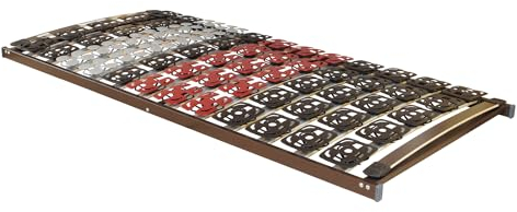 BeCo Lattenrost, Mediflex Modul NV, 80 x 200 cm, vollflächiger Tellerrahmen, Made in Germany, 100 Nächte Probeschlafen