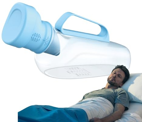 Urinalflaska för män Spillsäker, Urinalflaska för bil 1200ml spillsäker