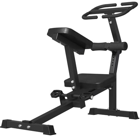 GMWD Stretch Machine, Full Body Stretching Equipment for Lumbar Stretching, Adjustable Leg Stretcher Machine, Lower Back Pain Relief, Flexibility Trainer, Improved Posture Correction, Rehab