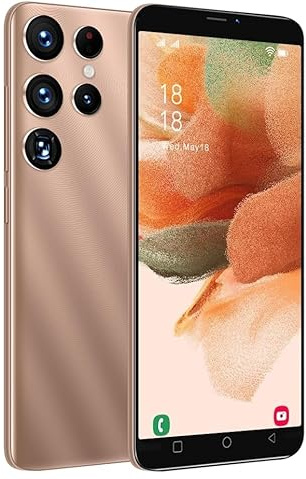CatCalls Téléphone Mobile Bon marché, écran 5,0 Pouces, Android 9.0, 16 Go ROM, Double SIM, Double caméra, déverrouillage par Reconnaissance faciale, GPS, WiFi (S25U-Rose Gold)