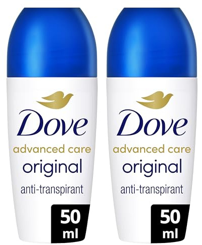 DOVE Déodorant Bille Anti-Transpirant Apaise & Aide à réparer - Original - 72h de protection - lot de 2x50ml