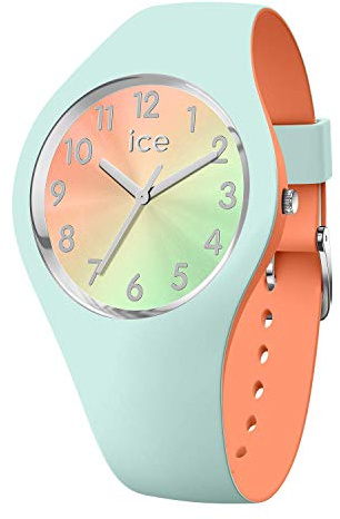 ICE-WATCH - ICE duo chic Aqua coral - Women's wristwatch with silicon strap - 016981 (Small)
