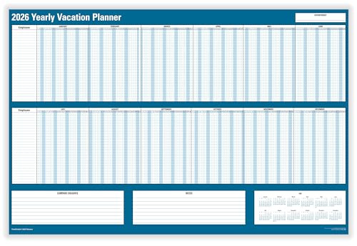 ComplyRight 2026 Yearly Vacation Planner (36 X 24)