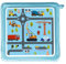 MeinBaby123 Schutzfolie kompatibel mit Toniebox | Schutzcover selbstklebend | Premium Qualität | Aufkleber passgenau I Folie Sticker I Toniebox Zubehör (Straße)