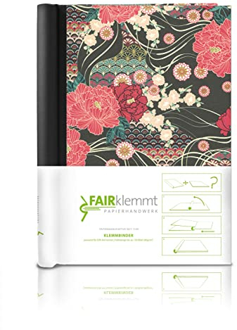 FAIRklemmt Klemmbinder Misaki, A4, Schwarz