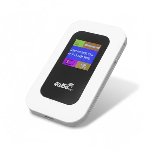 H806S Mobiler WLAN-Hotspot, Tragbarer 4G LTE-WLAN-Router 300 Mbit/s mit SIM-Kartensteckplatz, Unterstützt 10 Geräte, für, Wohnmobile und Reisen