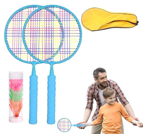 Set di badminton per bambini - Set badminton per interni per bambini | pale leggere sport all'aperto ricreazione familiare scuola all'aperto giardino campeggio