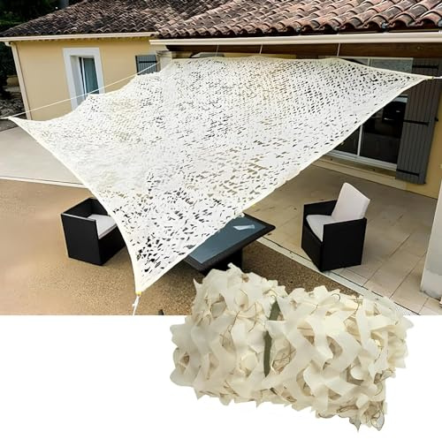 Lightweight Camouflage Shade Sail - Outdoor Privacy Fence Screen, Garden Patio Shade Net for Hunting Decor