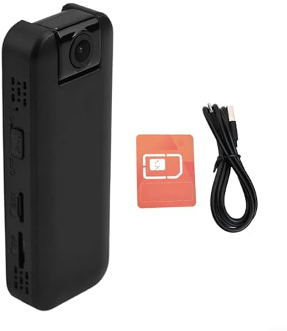 babominimer Telecamera per auto 4G con registratore 4K per video ultra HD, obiettivo grandangolare 115° girevole a 180°, infrarossi, rilevamento del movimento, controllo tramite app mobile tramite