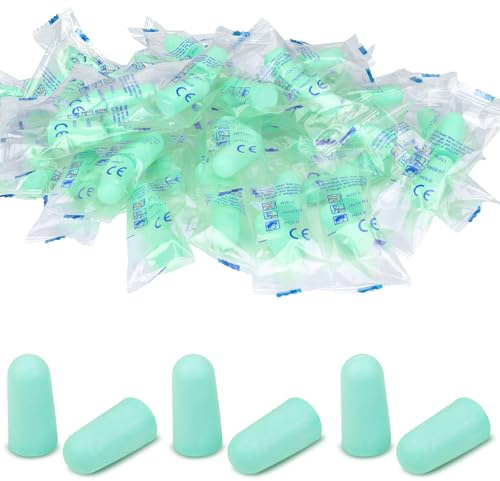 Tappi per le orecchie per dormire, super morbidi, 38 dB, SNR, con riduzione del rumore, protezione dell'udito per bloccare il russare, volare, studiare, lavorare, taglia unica adatta praticamente a