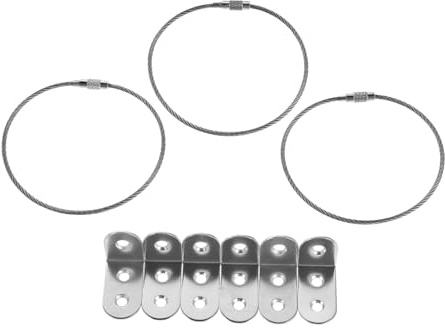 HEALSOPTHY 3 Juegos De Dispositivos Anticaída Para Muebles Infantiles Estanterías Estanterías De Seguridad Para Anclajes De Pared Para Tocador Anclajes Para A Prueba De
