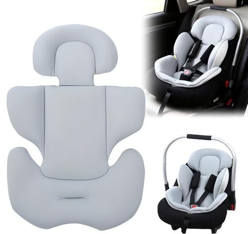 NAVESO Reductor Silla Paseo Bebe,Reductor De Asiento para Bebé Recién Nacido, Reductor Silla Bebe, Cuscino Di Supporto per Testa e Corpo, Comodo e Traspirante