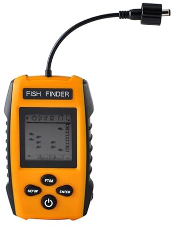 NGTFDCP Underwater Fishing Camera, Wired Sonar Fishing Alarm, Fish Finder, Underwater Depth Sounder, Detector for Boat Kayak