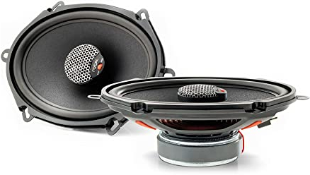Focal ICU570 Universal 5x7-inch Car Audio Coaxial Speakers, Black