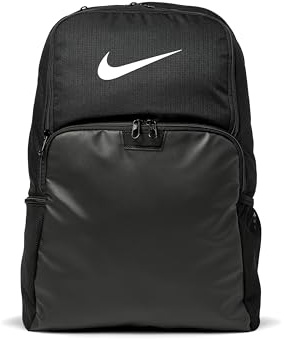 Nike NK BRSLA XL BKPK - 9.5 (30L), Black/Black/White, standard size, Fitness/Workout