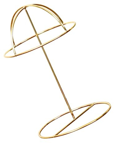 Zerodeko 2piezas Soporte Para Sombreros De Metal Con Diseño Curvo Expositor Decorativo Y Práctico Para Tiendas Y Hogar Organizador Resistente Para Almacenamiento De Gorras Y Pelucas