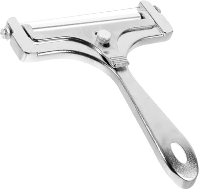 Ciieeo Affettatrice Per Formaggio in Acciaio Inossidabile Tagliatrice Per Formaggio Portatile Regolabile Affettatrice Per A Blocchi