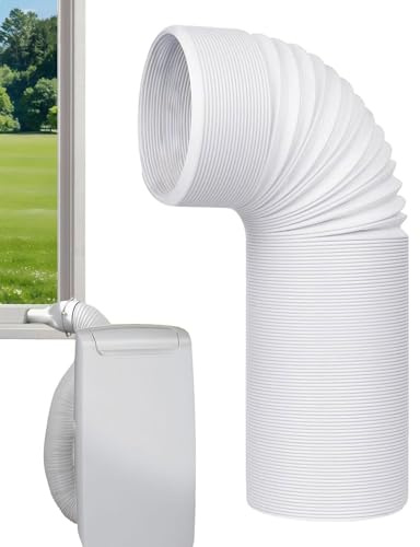 Genérico Manguera Aire Acondicionado Portátil, 150MM Diámetro Manguera Ventilación Secadora Ropa, Mangueras Air Acondicionado Resistentes Calor, Mangueras Aire Acondicionados Ahorran Espacio
