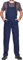 ProWear Arbeitslatzhose Herren Arbeitshose Latzhose, Dunkelblau, Gr.- L
