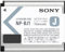 Sony NP-BJ1 J-Type Rechargeable Battery Pack - Silver