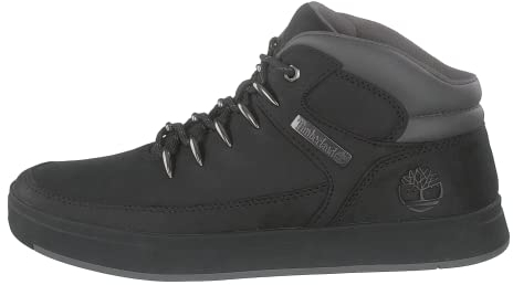 Timberland Herren Sneaker Davis Square Mid Hiker Black Nubuck (schwarz), Größe:46