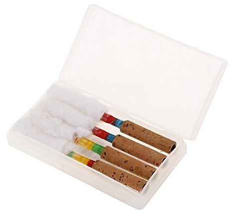 Anches Hautbois,Anche Hautbois Roseau,Anche Hautbois Debutant,Anches Repment Pour Hautbois Avec Boîte De Rangement En Plaique,4Pcs Medium Soft Hautbois Reed Pièces De Rechange