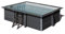 Gre KPCOR46 - Piscina in composite rettangolare 466 x 326 x 124 cm, con filtrazione 6 m3/h, cuneo metallico