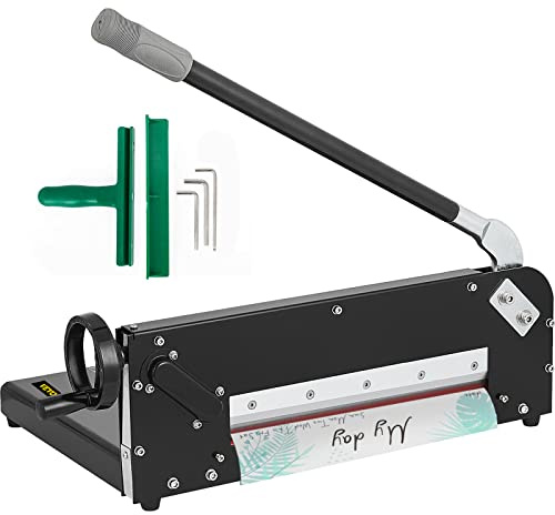 VEVOR Taglierina di carta a ghigliottina A4, larghezza 30,5 cm, resistente, manuale, con morsetto di sicurezza per casa e ufficio