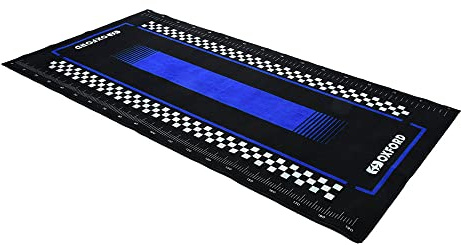 Oxford Products Teppichmatte für Motorräder, Rennen, Werkstatt, Garage, 200 x 100cm
