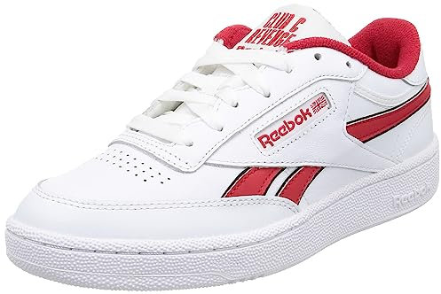 Reebok Herren Club C Revenge Sneaker,Ftwr White Vector Red Black,44.5 EU