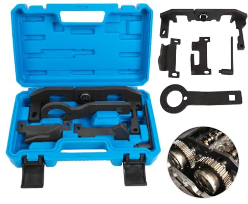 PARAOUTIL Strumento di Regolazione Motore, 5 PZ Motore Timing Blocco Strumento Kit per Citroen C3 per Peugeot 208 308 2008 per PSA 1.0 1.2 VTI
