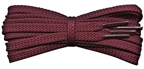 Fabmania Strong burgundy replacement trainer shoelaces - Length 120cm