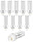 TobeBright 26W Gx24Q-3 4 Pin Lampadina Fluorescente Compatta, Bianco Neutro 4000K 4 Pin Triple Tubo Lampada CFL PLT-26W 840 Plug in Lampadina CFL Risparmio Energetico per Aula Garage Lab, 10-pack