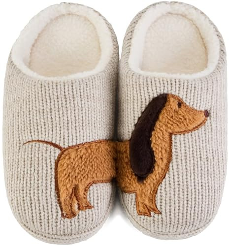 JEBUKTXE Chaussons Femme Hiver Chaud Mignon Dessin Animé Pantoufles D'intérieur Fourrure Doublure Maison Chaussons en Peluche