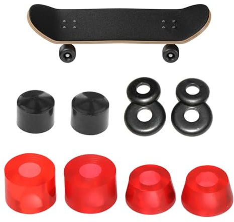 Lpoppcx Skateboard axlar hårdvara | reservdelar med bricka | Stötdämpare för skateboard gummilager | för outdoor park gata downhill tävling knep skridskoåkning skateboard