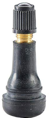 Perfect Equipment 100x Autoventil Gummi TR413 | Gummiventil montiert | Ventilkappe Reifen Ventilaufsatz Autoventil | Ventil Autoreifen