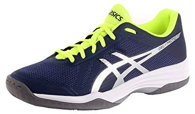 Asics - Gel-Tactic GS C732y-400, Zapatos de Voleibol Unisex Niños, Azul (Navy C732Y-400), 39 EU