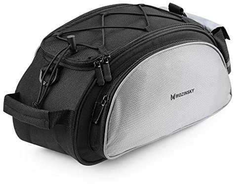 WOZINSKY Gepäckträgertasche Fahrradtasche für Gepäckträger Wasserdicht Reisetasche Tasche für Fahrrad, Mountainbike, ebike, MTB, Rennrad Bike Bag Fahrradträger Tasche 13 L