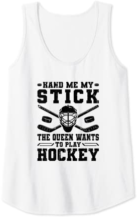 Damen Eishockeyschläger Frauen Mädchen Hockey Tank Top