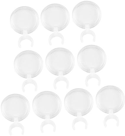 FRCOLOR 10stücke Teiliges Bohrstift Mit Clip-Lupe Kunststoffgriff Leichte Professionelle Lupe Für Diamantmalerei Nagelkunst Geeignet Für Präzises Zeichnen Und Verzieren