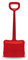 JAMARA 460399 - Snow Play Schneeschaufel Tally 70 cm - Kunststoffstiel mit handlichem D-Griff, robuster und stabiler Kunststoff, verstärkungsrippen im Schaufelblatt für gute Streifigkeit, rot
