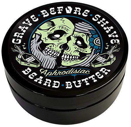 Grave Before Shave Leather/Cedar-wood scent Beard Conditioning Butter 4 oz.