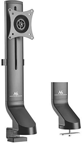 Maclean MC-853 Support de Bureau pour 1 Moniteur avec Support de Table d'ordinateur 17 à 32 VESA 75x75 100x100 à 8kg (pour 1 Moniteur)