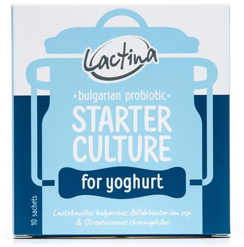 Bulgarisches Joghurtferment Starterkulturen für 10 Liter mit Bifidobacterium spp. Natürliches Probiotikum Naturjoghurt zum Selber Machen Naturale Joghurtkulturen Lactobacillus Bulgaricus