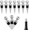 YanBous 10 Tappi per Vino, Tappo Universale per Bottiglie, Forma di Bassotto, per Collezione di Vini, Vino, Champagne, Birra - Sigillante e Conservante