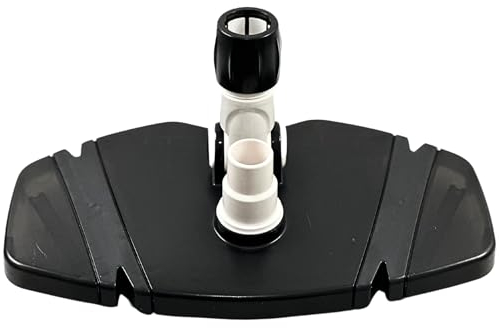 MaReBa24® Aspirateur Produit Accessoire Professionnel pour Piscine et Bassin Noir 3 avec Extrémités Flexibles sans Rangées de Brosses