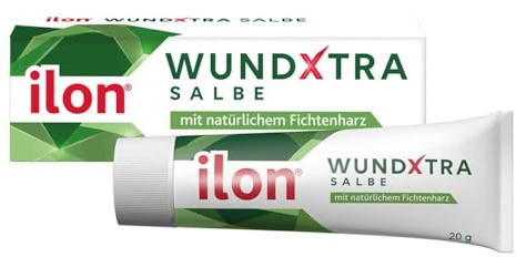 Ilon Wundxtra Salbe mit natürlichem Fichtenharz zur Unterstützung der feuchten Wundheilung, 20 g Salbe